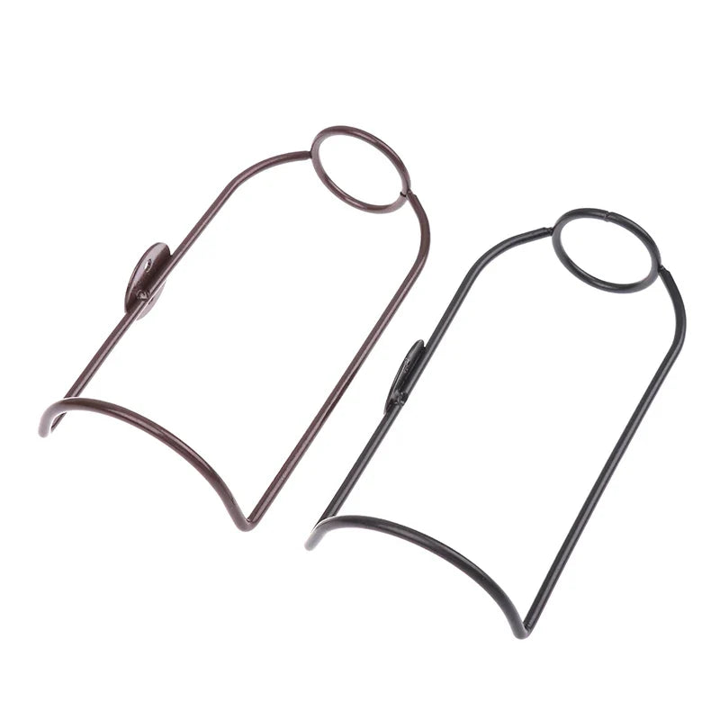 Wall-Mounted Iron Wine & Champagne Bottle Holder Shelf