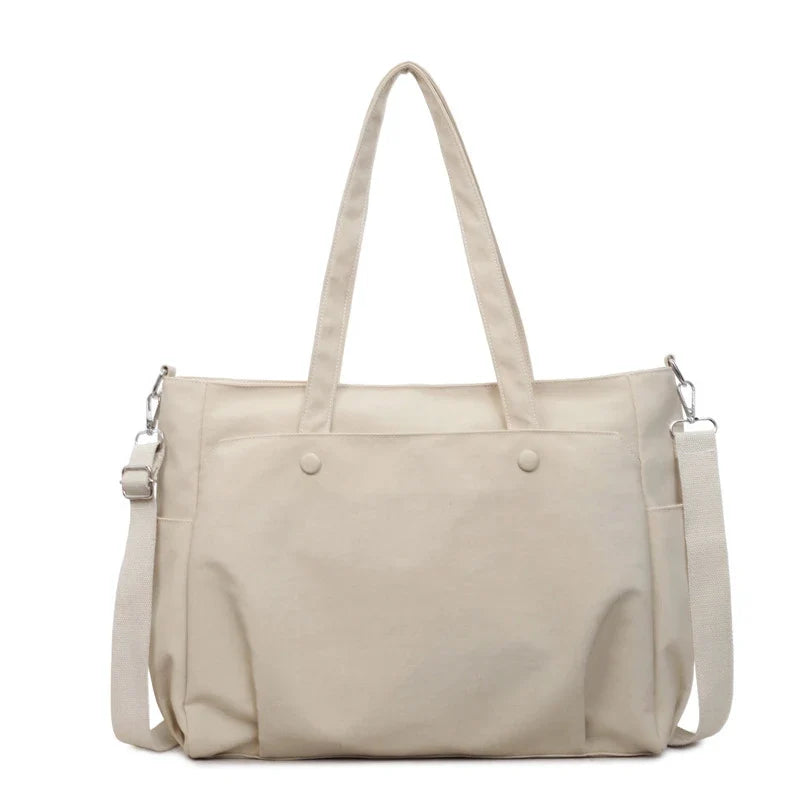 Nixie Canvas Tote Bag – Large Women's Shoulder Handbag