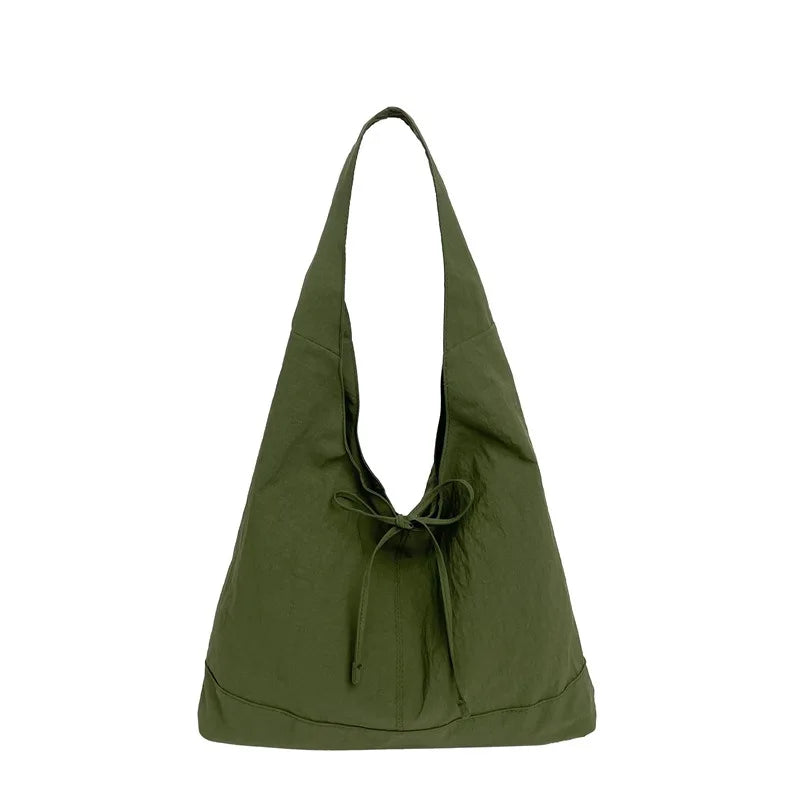 Korean Bowknot Tote Bag – Large Capacity Crossbody Shoulder Bag