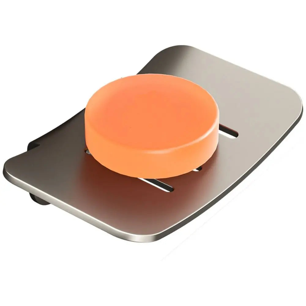 Wall Mounted Metal Soap Dish & Sponge Holder – Space Aluminum