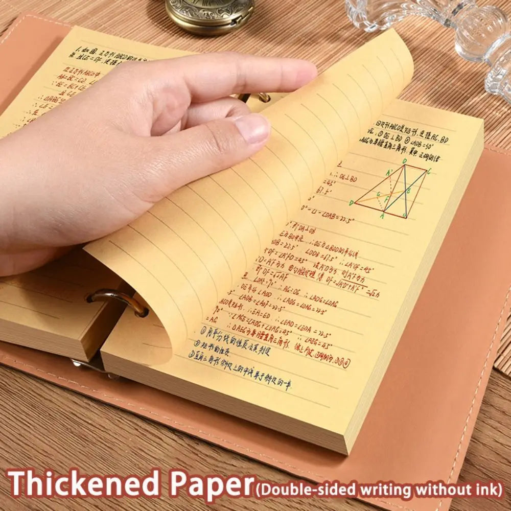 Vintage A5/A6 PU Leather Loose-Leaf Notebook Travel Journal