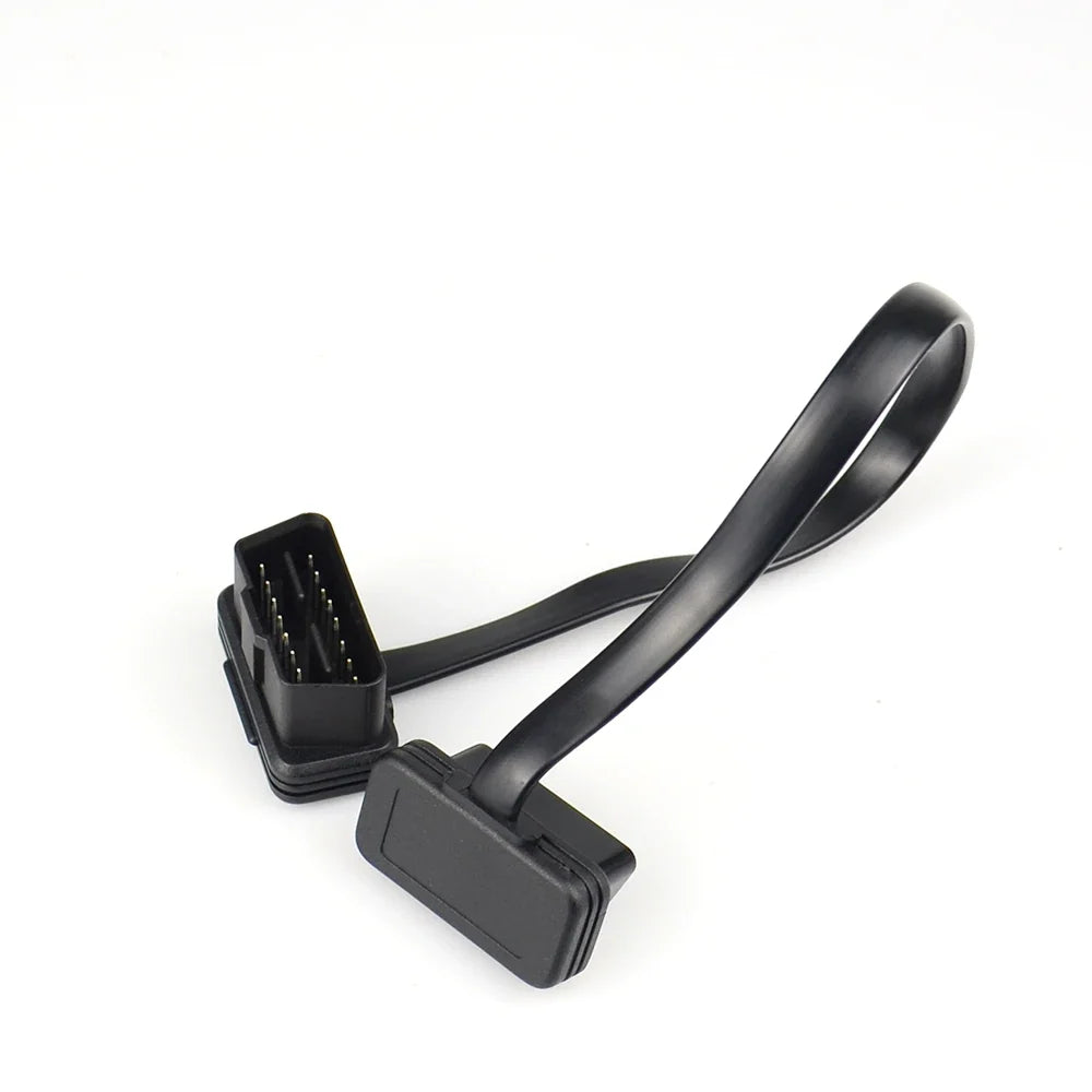 OBD2 16-Pin Flat Extension Cable 30cm 60cm 100cm