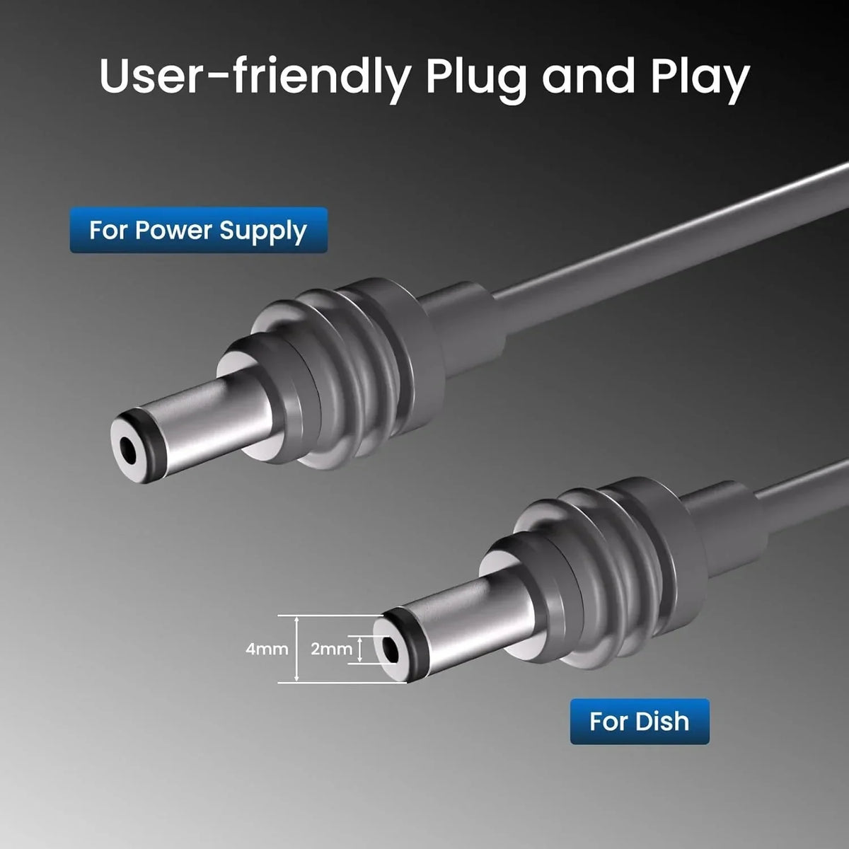 Starlink Mini DC to DC Power Cable – Waterproof Extension