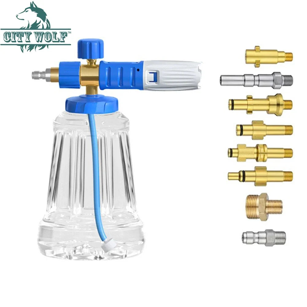 Snow Foam Cannon Gun | Adjustable Pressure Washer Sprayer