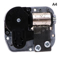 Sankyo 18-Note DIY Wind-Up Music Box Mechanical Movement + Key