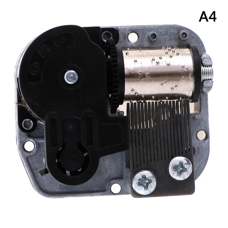 Sankyo 18-Note DIY Wind-Up Music Box Mechanical Movement + Key