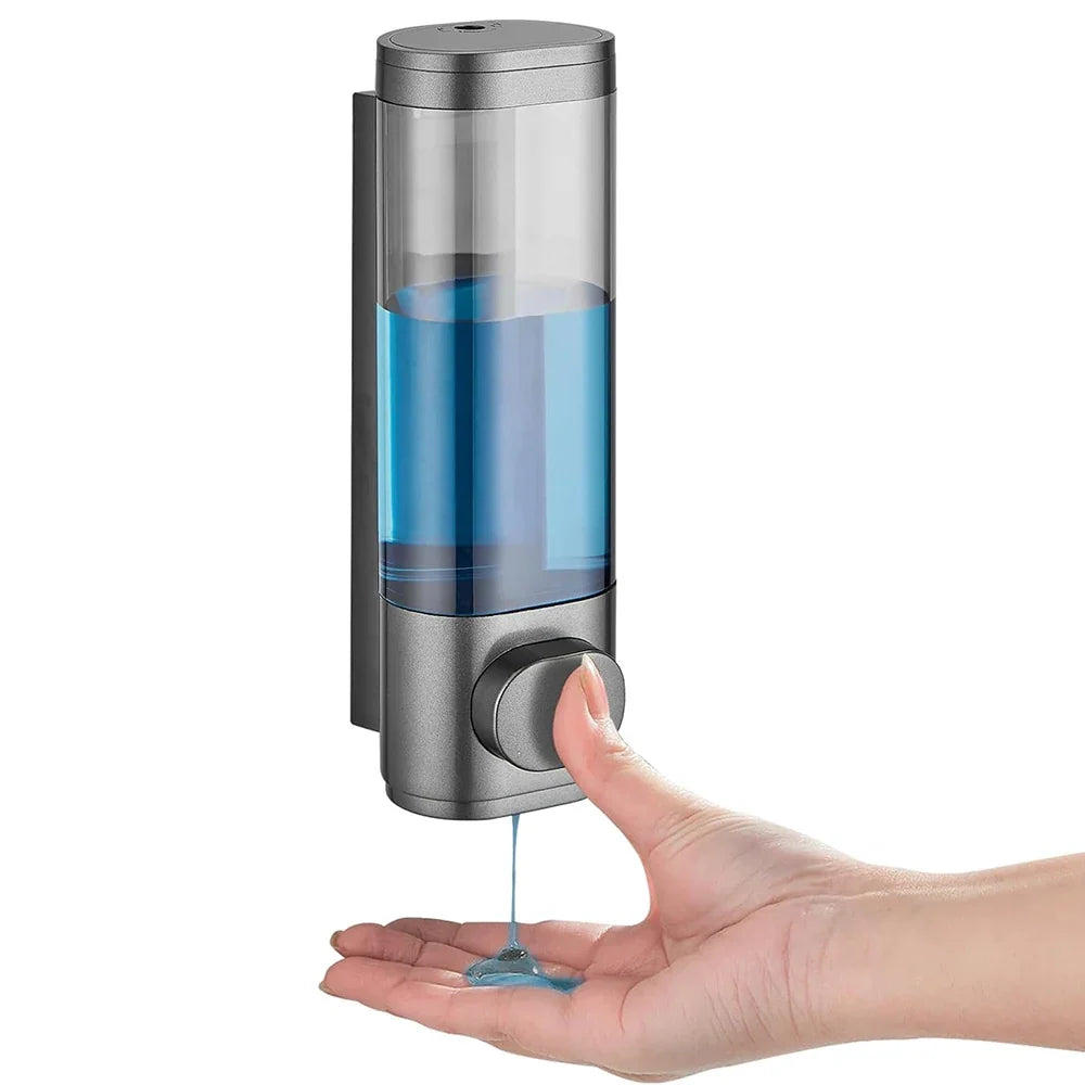 300ml Wall-Mounted Manual Liquid Soap Dispenser | Bathroom