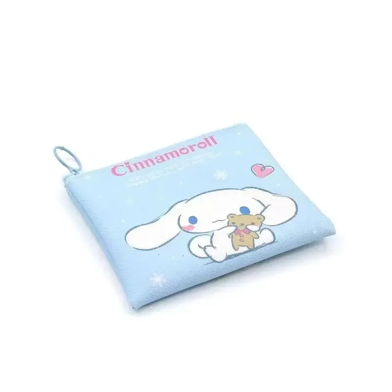 Sanrio Kuromi Kawaii Mini Coin Purse Wallet Keychain Bag