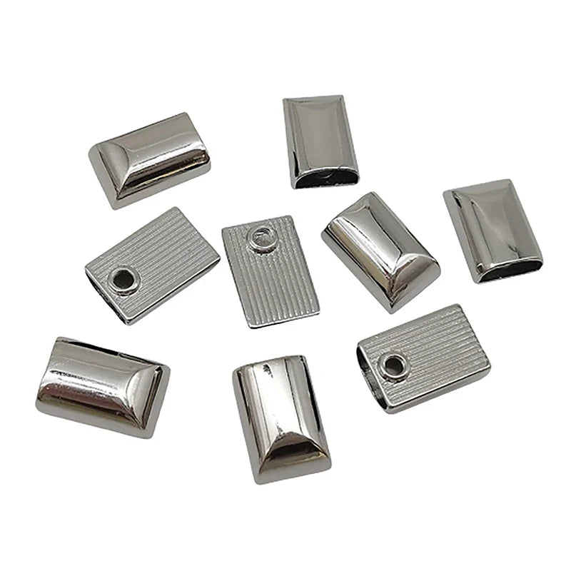 10Pcs Metal Zipper Tail Stoppers with Screw – DIY Sewing