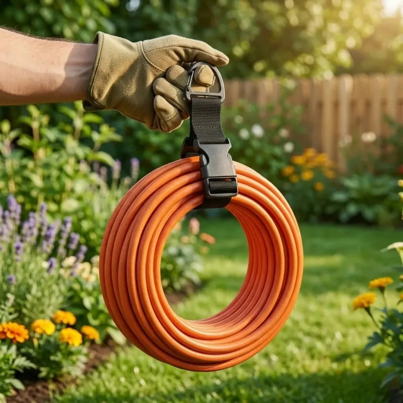 4-Pack Adjustable Heavy Duty Hose & Cord Storage Straps