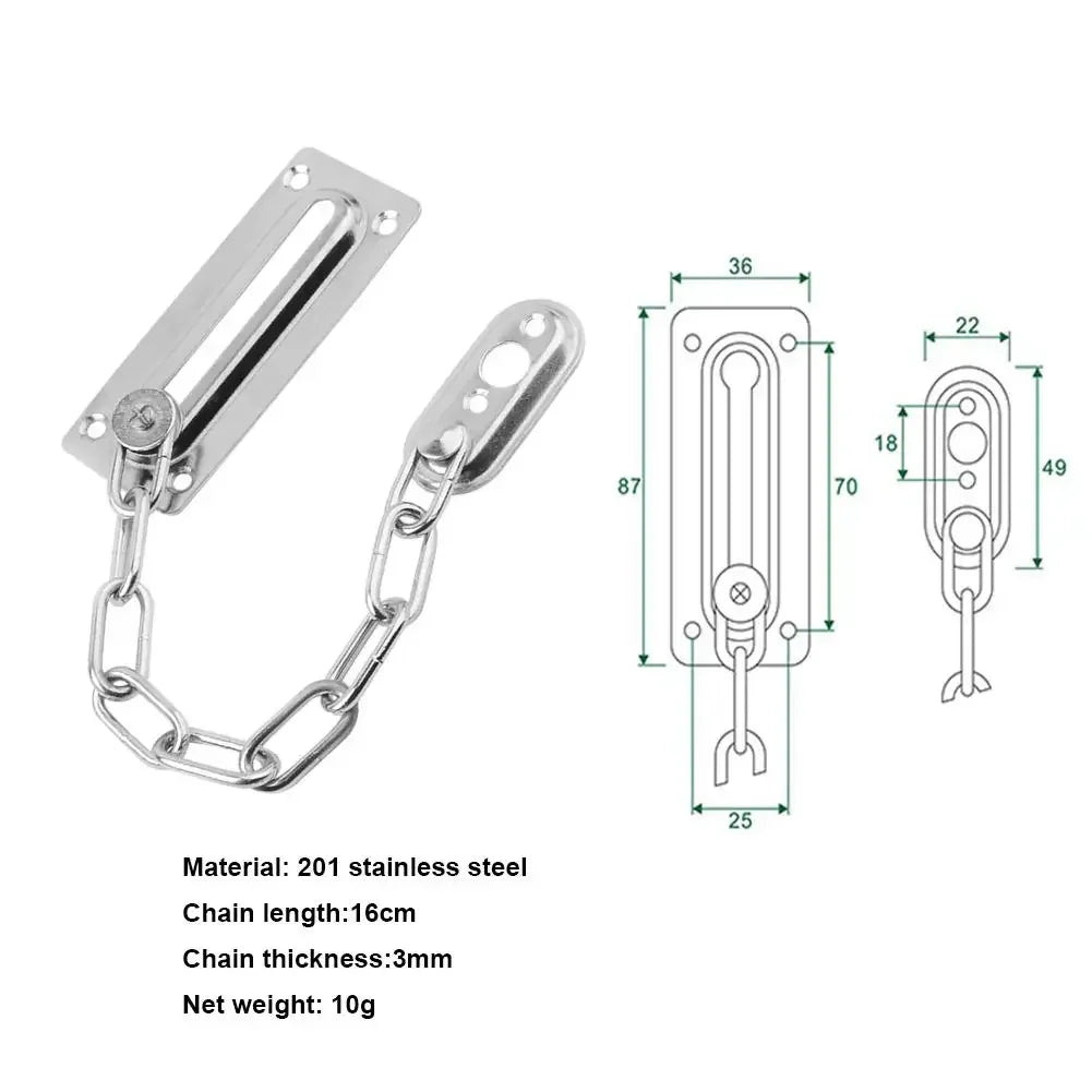 Door Chain Lock Bolt – Kids Safety & Home Security Latch