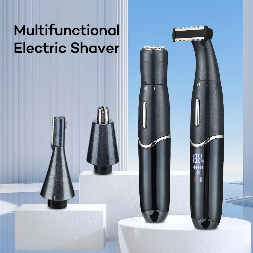 DUTRIEUX 4-in-1 Electric Trimmer – Waterproof USB Shaver