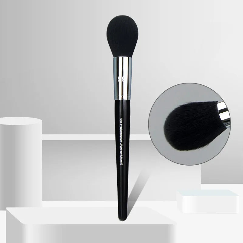PRO Flame Shape Powder Brush #59 – Blush & Bronzer Tool