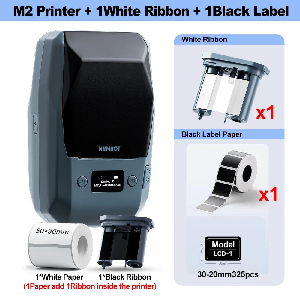 Niimbot M2 Thermal Transfer Label Printer – Barcode & Tag Maker