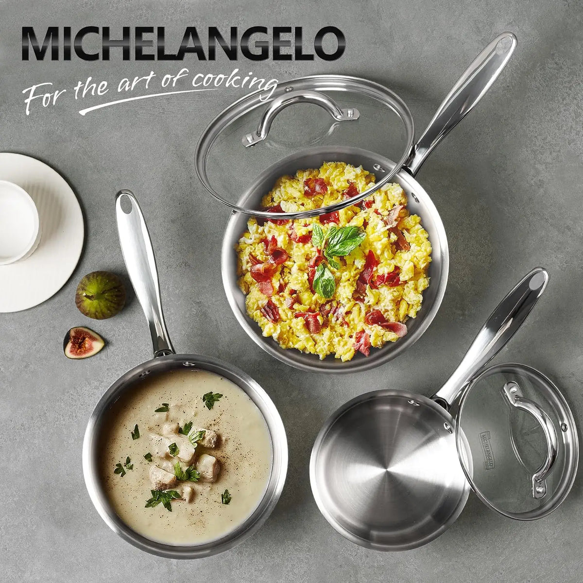 MICHELANGELO 304 Stainless Steel Soup Pot Set – All Stoves