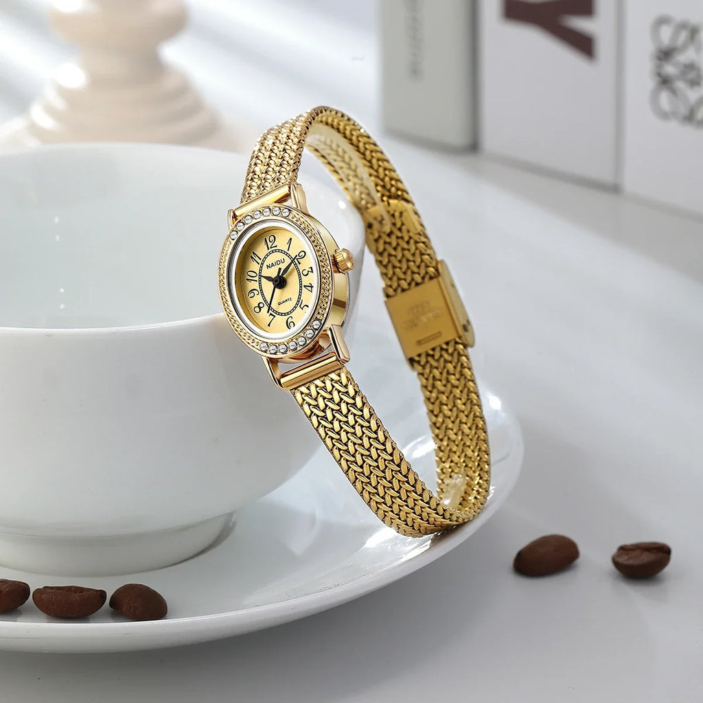 Retro Bohemian Woven Stainless Steel Mesh Watch | Quartz