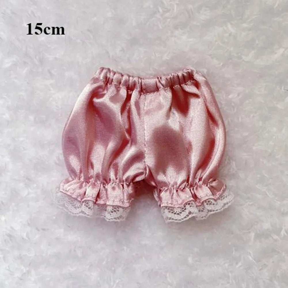 Shiny Lace Shorts for 15/20cm Cotton Dolls | DIY Doll Clothes
