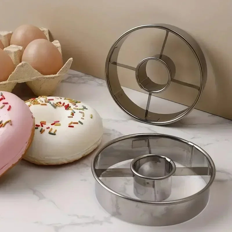 Stainless Steel Donut Mold & Cutter – DIY Baking Tool