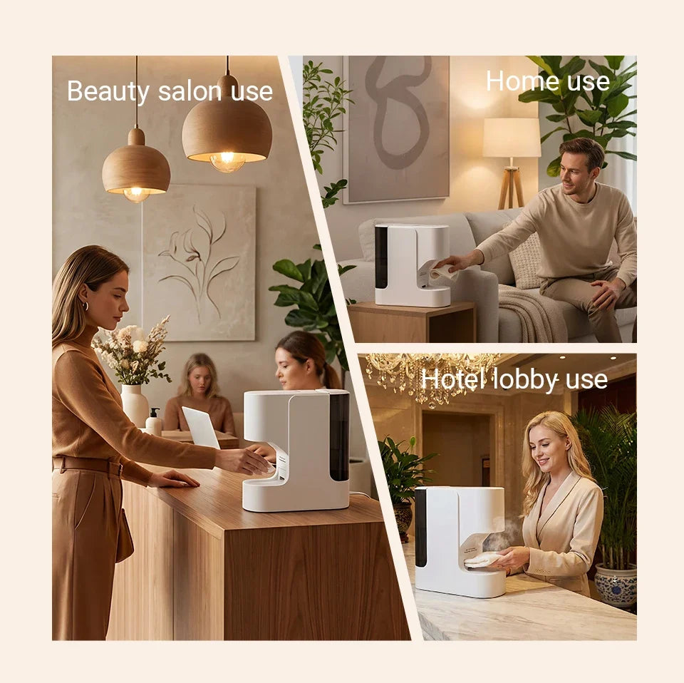 Hot Towel Warmer Machine with Sterilization – 20PC Capacity