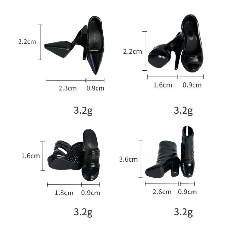 Supermodel Doll Clothes Set with Shoes – 10 Styles, 30–32cm