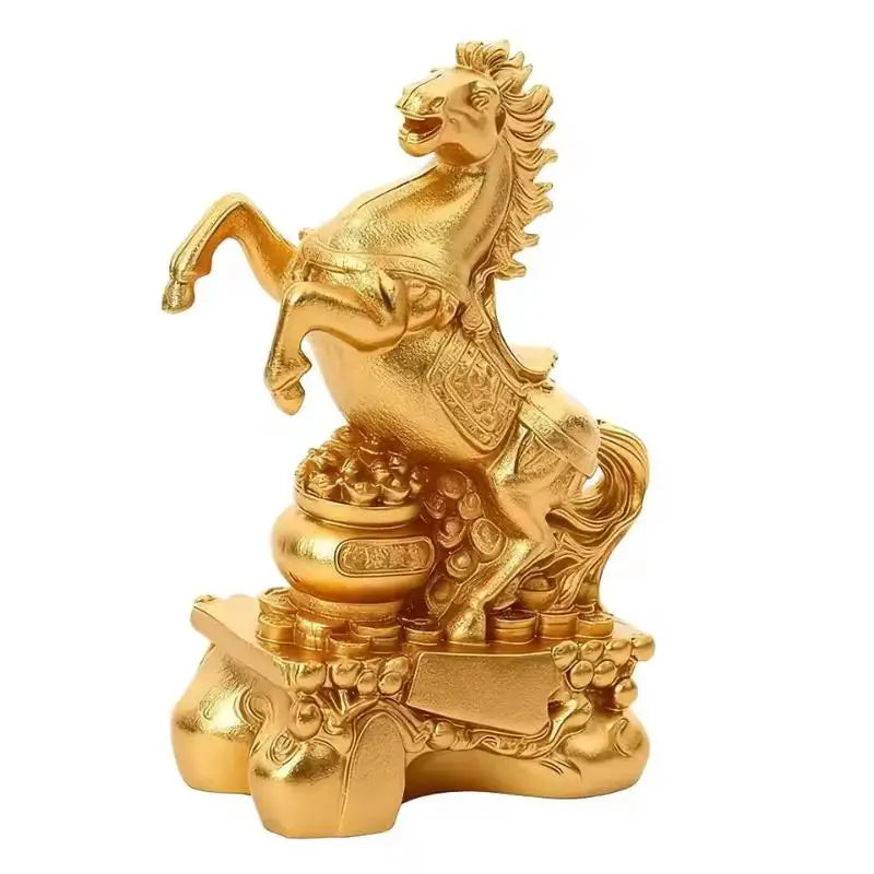 2026 Year of the Horse Feng Shui Zodiac Resin Sculpture