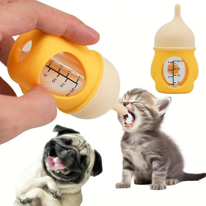 Silicone Pet Nursing Bottle with Anti-Choking Valve | Nixie