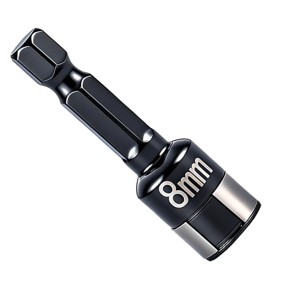 DAZZLEEX 8mm Non-Magnetic Hex Socket Bit | Steel Ball Chrome Vanadium
