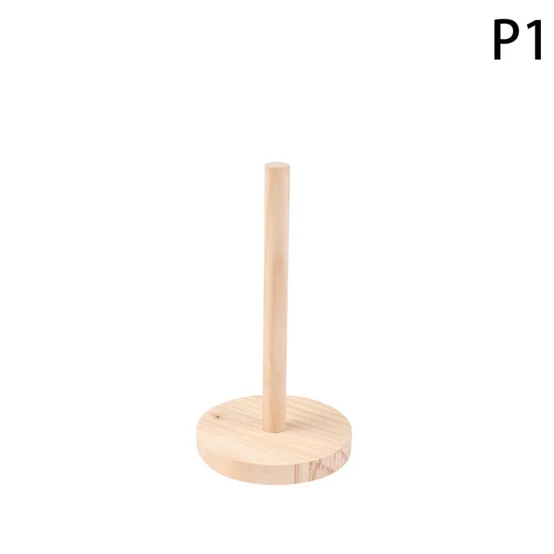 Vertical Wooden Tissue Rack – Decorative Home Organizer