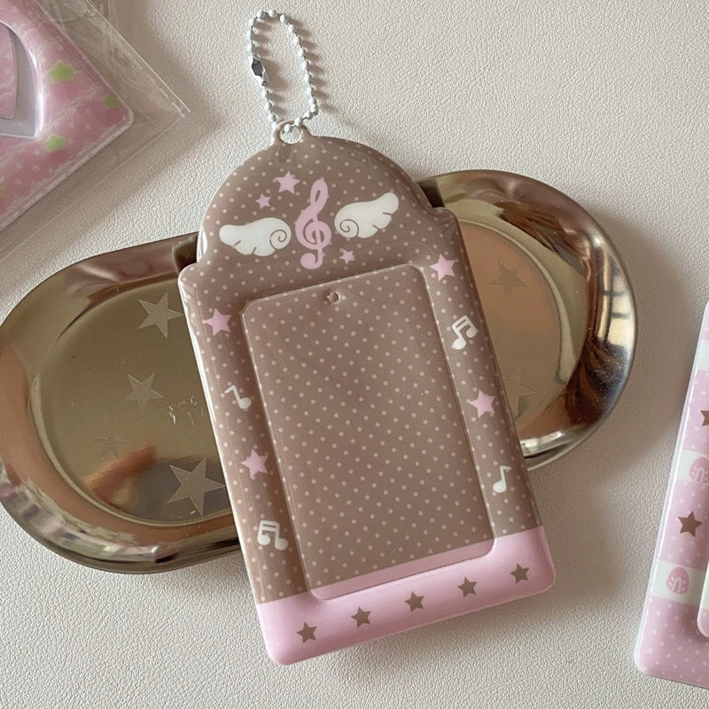 Strawberry Kpop Photocard Holder 3 Inch PVC Sleeve Case