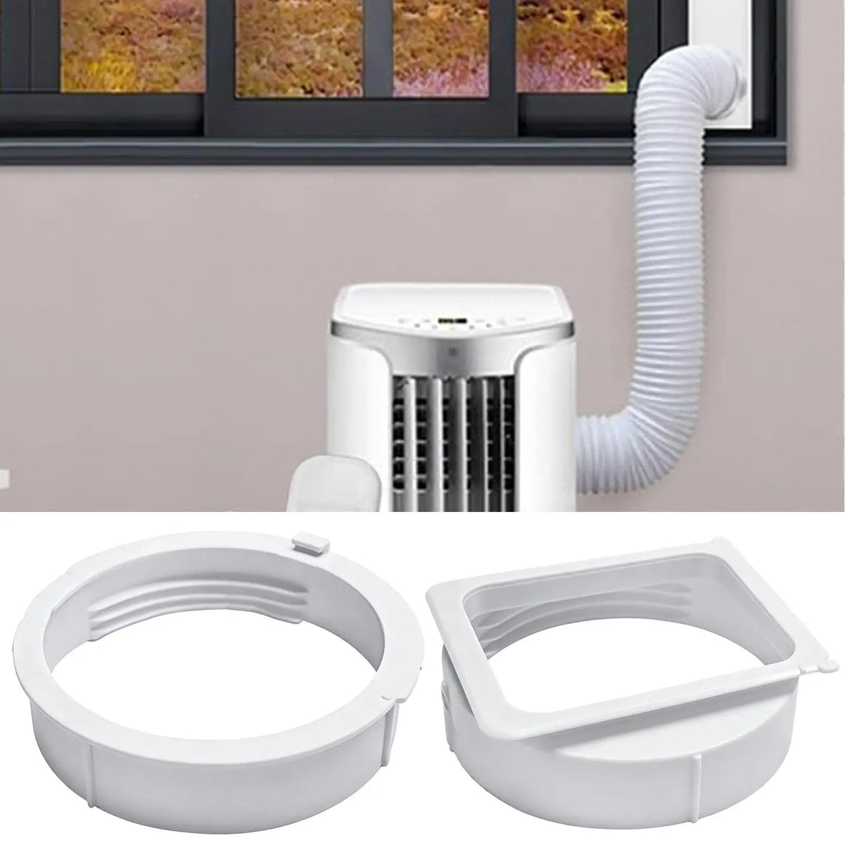Portable AC Hose Connector 15cm – Exhaust Vent Adapter