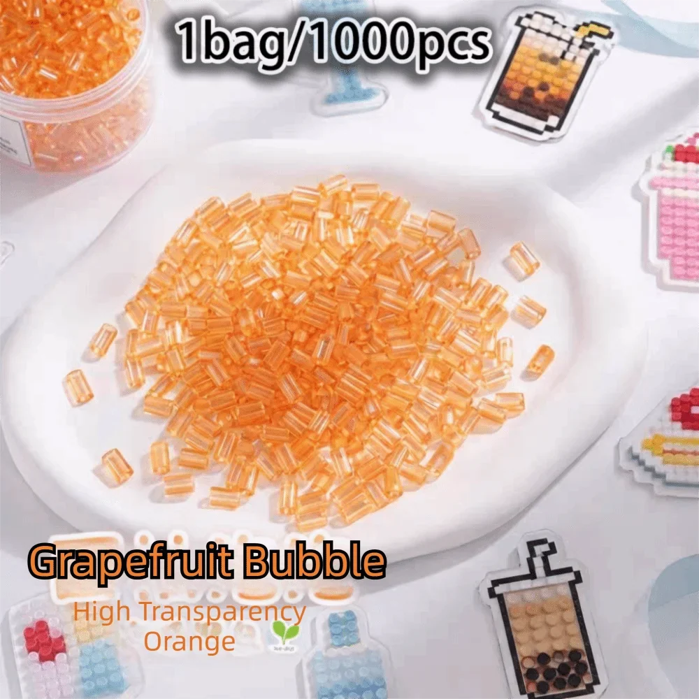 Transparent DIY Perler Fuse Beads 2.6mm – 1000pcs Glass-Color