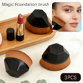Nixie 3-Piece Makeup Brush Set – Foundation, Blush & Powder