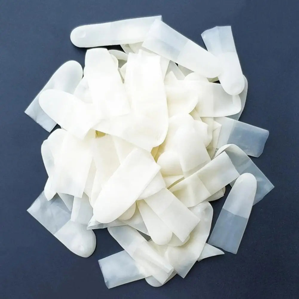 Disposable Latex Finger Cots Waterproof Fingertip Protectors