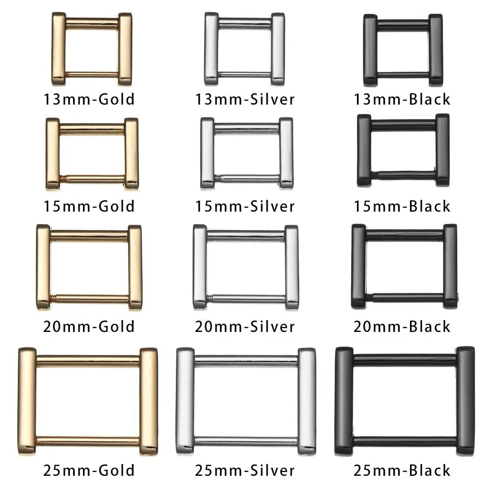 Metal Rectangle Ring Buckle – DIY Bag Strap Belt Loop Connector