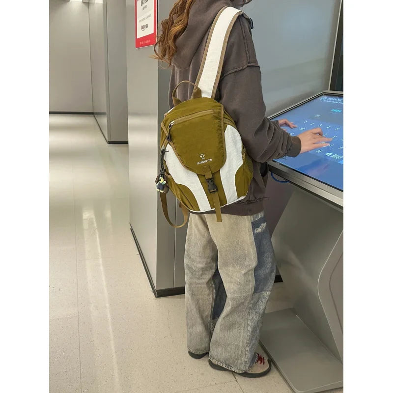Nixie Two-Tone Lightweight Backpack for Travel & Daily Use