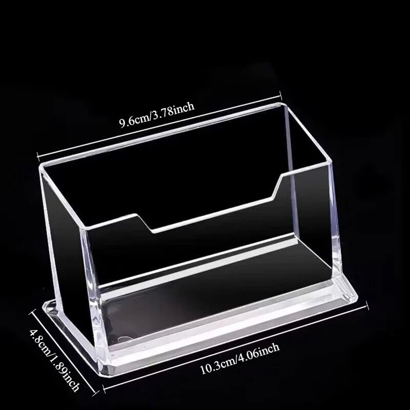 Clear Acrylic Business Card & Photocard Storage Box Holder