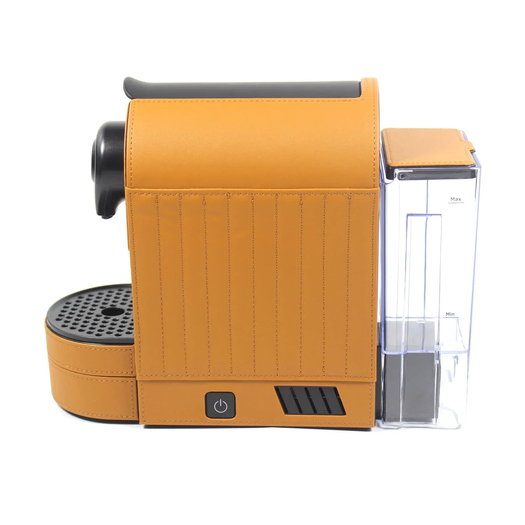 KADERN Leather-Wrapped Capsule Coffee Machine | Hotel & Home