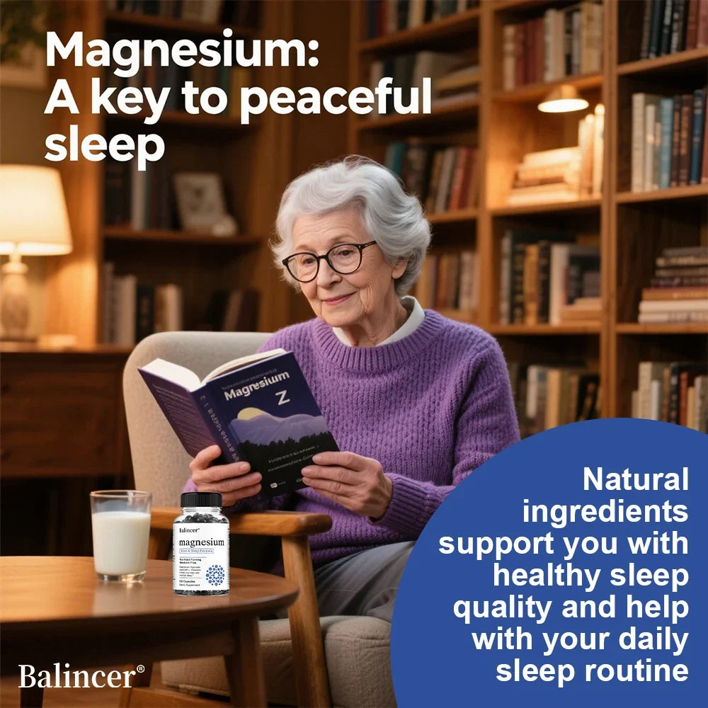 Taoters Magnesium Glycinate 120 Capsules | Sleep & Muscle Support