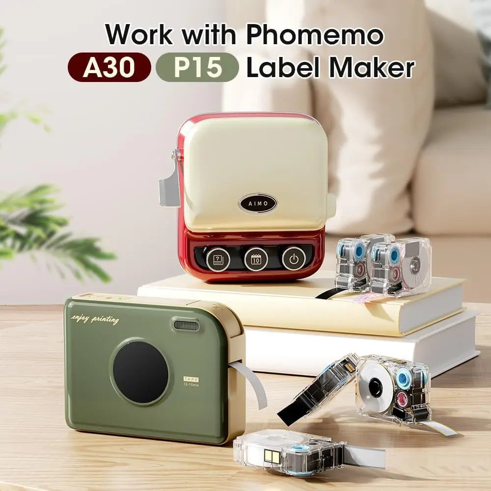 Phomemo A30 P15 Satin Fabric Ribbon Cartridges 12mm DIY Crafts