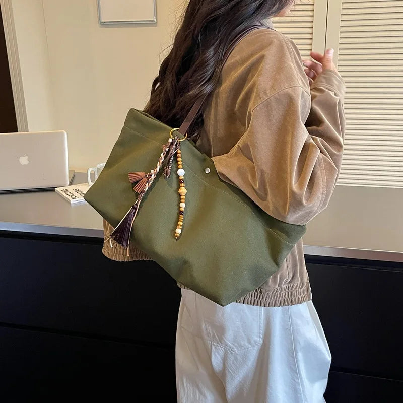 Large Canvas Tote Bag for Women – School & Daily Commute