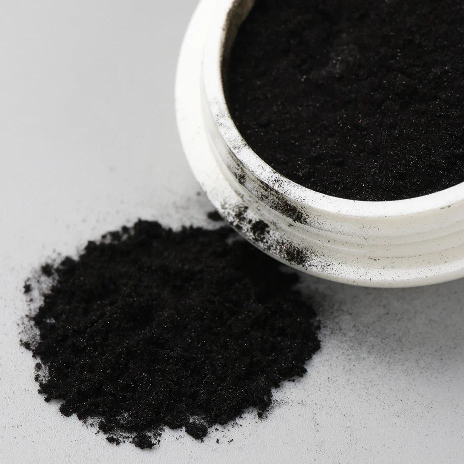 Black Chrome Mirror Nail Powder – Metallic Glitter Pigment