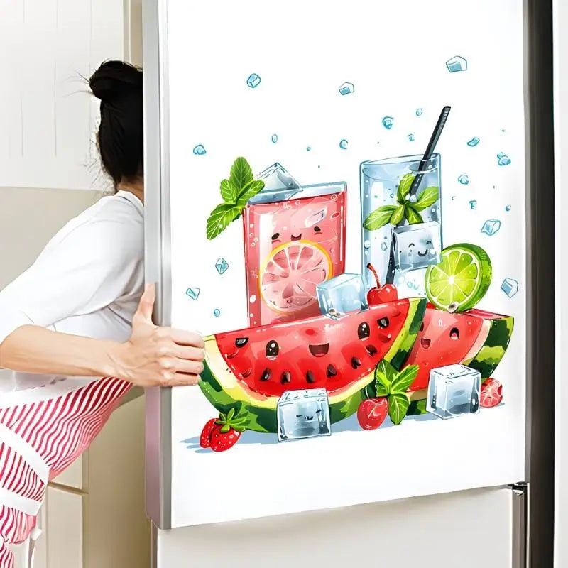 Watermelon Summer Kitchen Wall Sticker – Removable PVC Decal