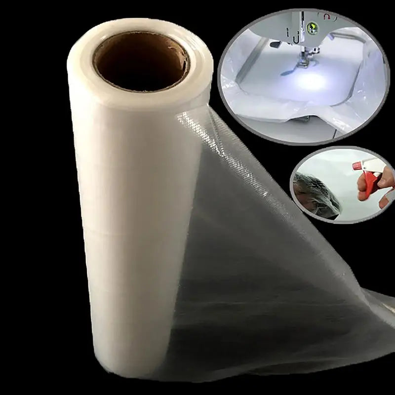 Water Soluble PVA Topping Film 11.8" x 10 Yd Embroidery Stabilizer