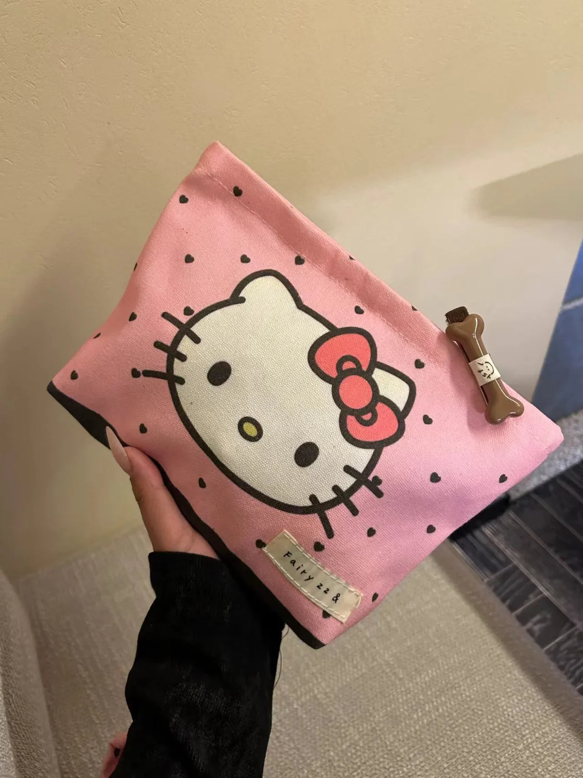 Sanrio Kawaii Large Makeup Bag Set – Organizer & Coin Purse