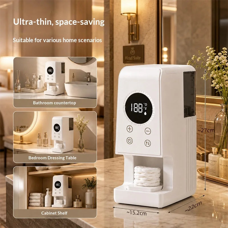Smart Wireless Charging Baby Wipes Warmer & Auto Dispenser