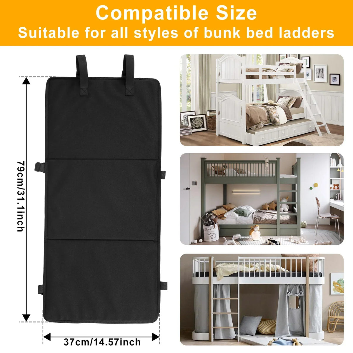 Kids Bunk Bed Ladder Cover – Foldable Waterproof Safety Pad