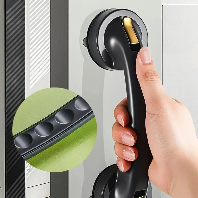 Suction Grab Bar – Non-Slip Shower Handle for Bathtub Safety