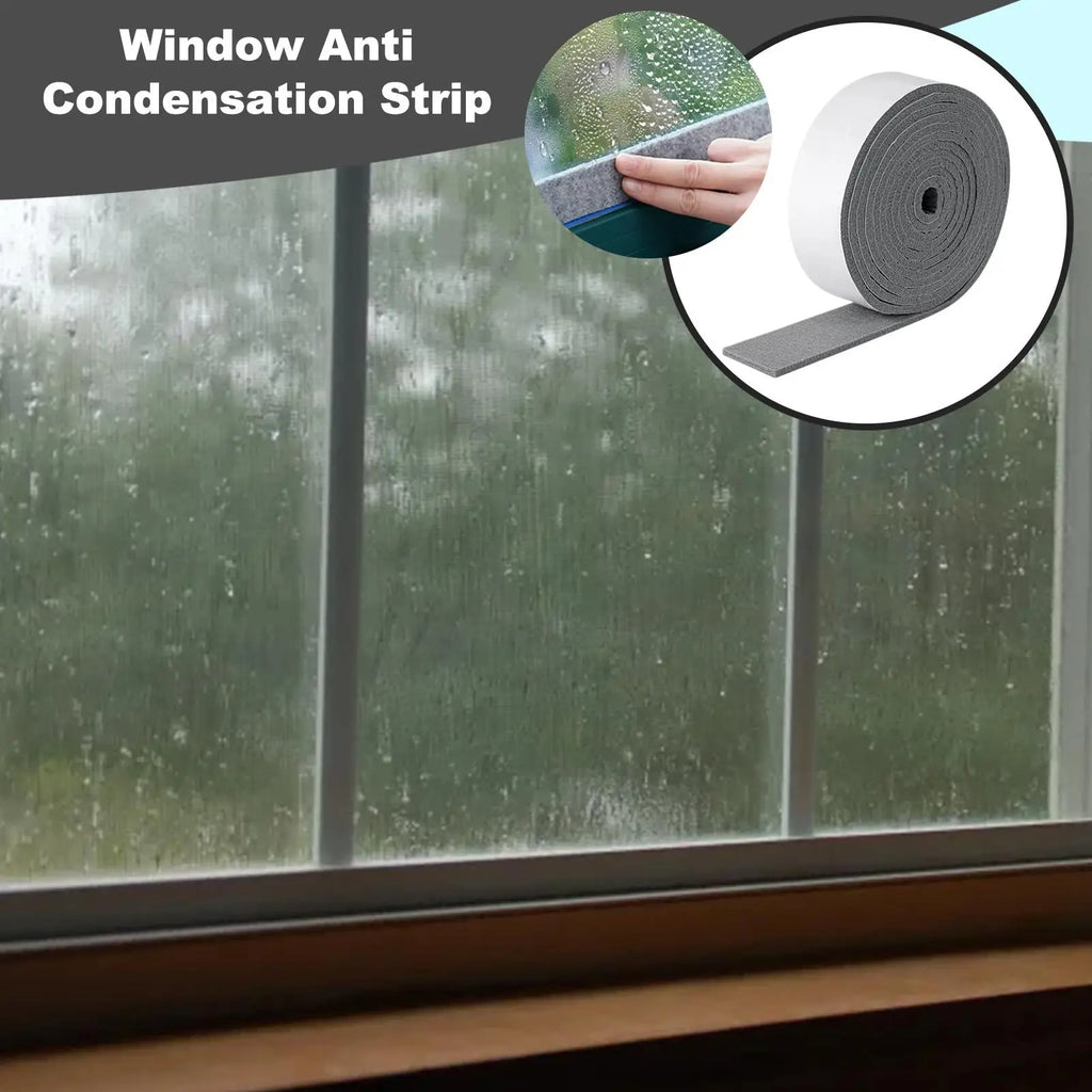Window Condensation Absorbent Strip – Self-Adhesive Moisture Guard