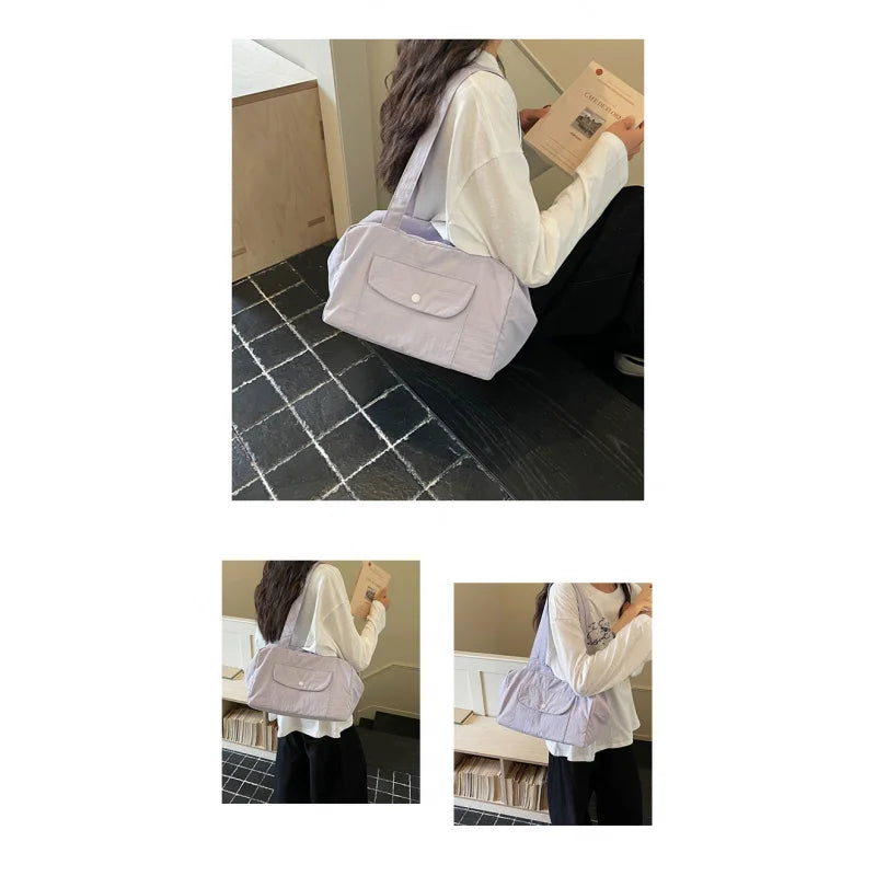 Lightweight Large-Capacity Women's Sports & Travel Shoulder Bag