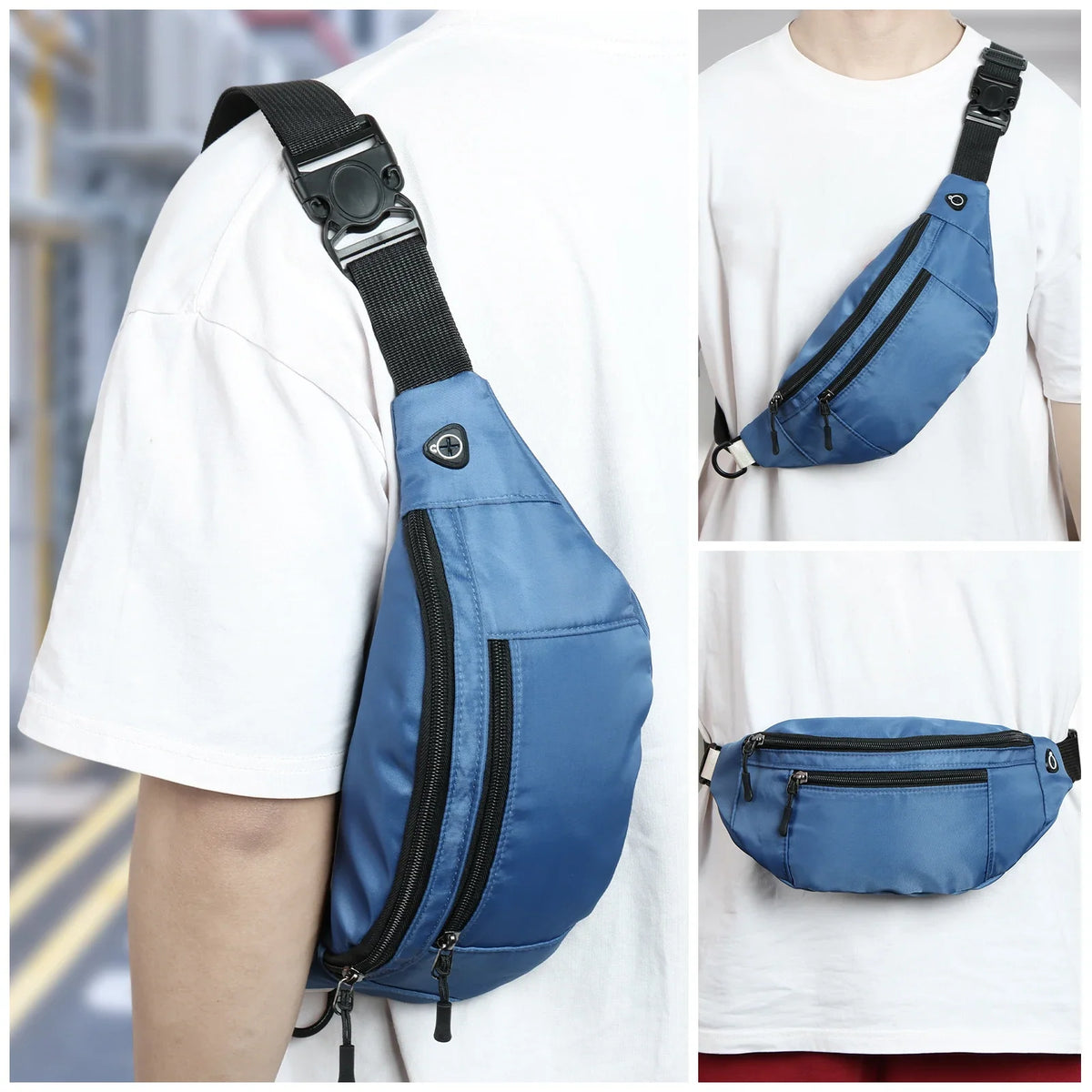 Waterproof Fanny Pack Crossbody Belt Bag for Travel & Hiking